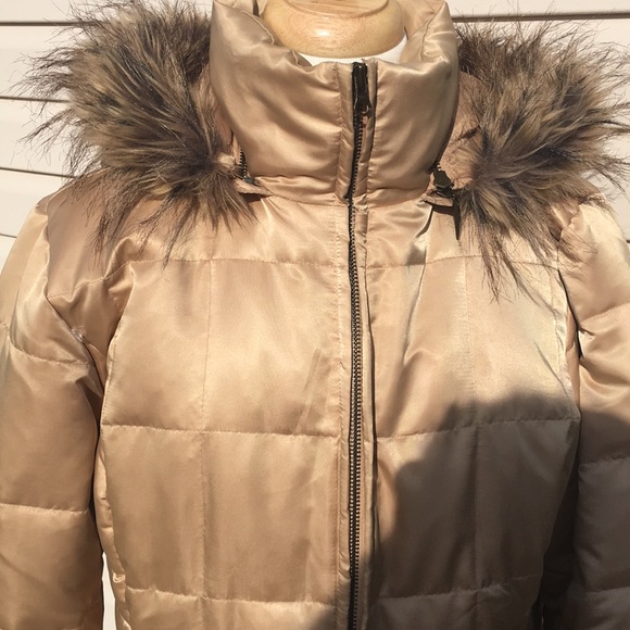Style & Co. Jackets & Coats Salebeautiful Gold Puffer Jacket Womens